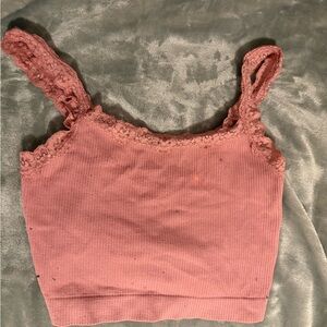 Lia Sophia Dusty Rose Lace Camisole